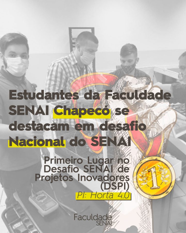 Somos Campeões Projeto Horta 4 0 é 1º Lugar no Desafio SENAI Portal