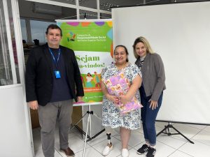 Vivência interativa com a escritora, arquiteta e urbanista PcD Cris Souza, realizada no Campus Jaraguá do Sul.